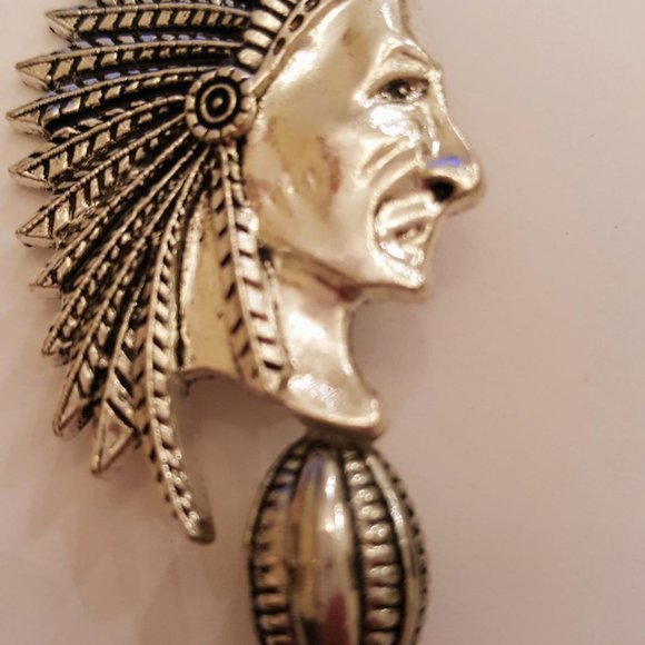 New! Steampunk "Indian Chief" Roach Clip - Picture 9 of 13